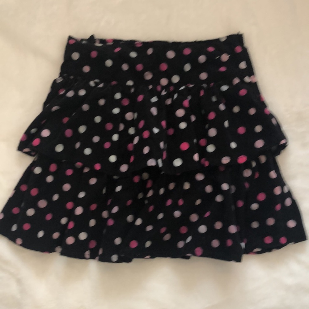 Gymboree polka dot skort set size 12